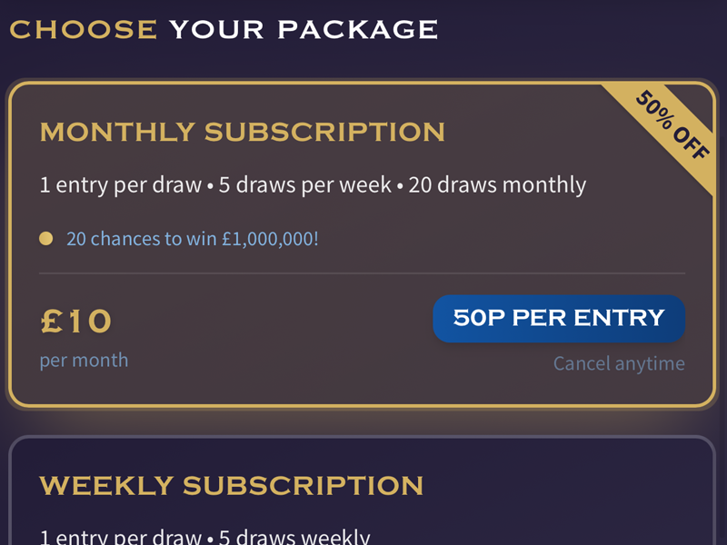 Choose Your Package